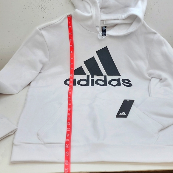 ADIDAS GOLF WHITE SWEATSHIRT WITH HOODIE - Picture 5 of 9